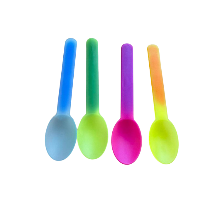 Cuill&egrave;re r&eacute;utilisable &agrave; changement de couleur de cr&egrave;me glac&eacute;e